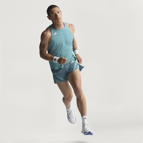adidas adizero Archive 3.5in Shorts - Preloved Teal