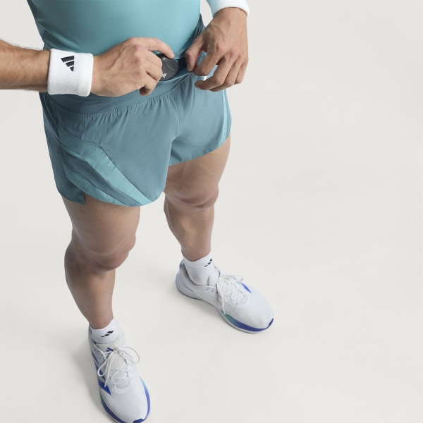 adidas adizero Archive 3.5in Shorts - Preloved Teal