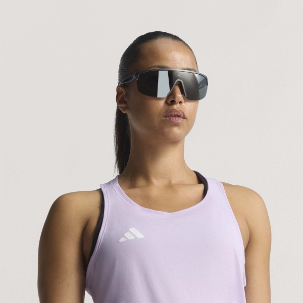 adidas adizero Logo Women's Running Tank - Powder Plum