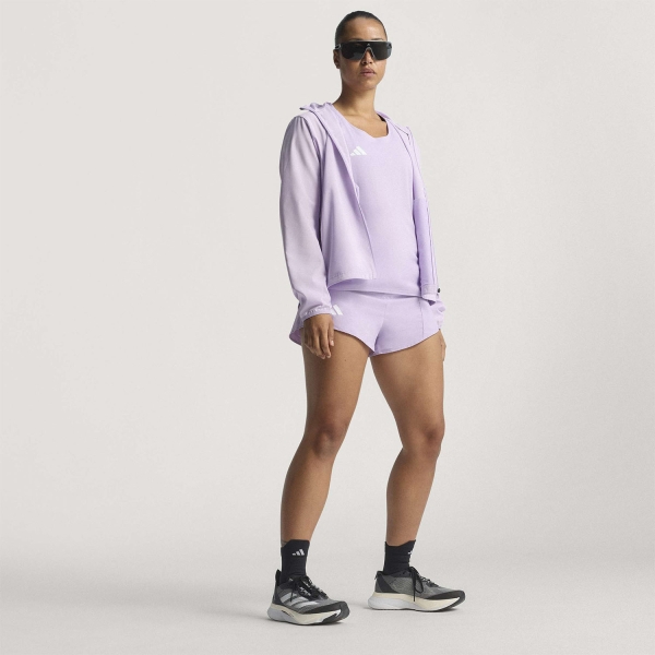 adidas adizero Logo Tank - Powder Plum