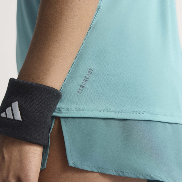 adidas adizero Logo Canotta - Powder Teal