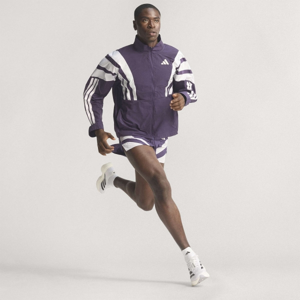 adidas adizero NYC Giacca - Aurora Plum