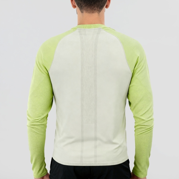 Compressport Pro Logo Shirt - Sugar/Shadow Lime