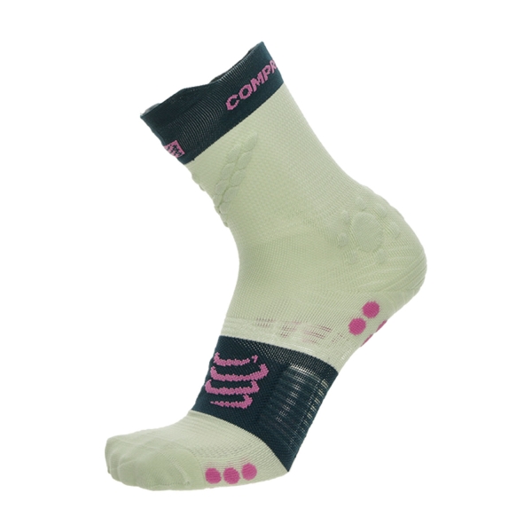 Calze Compressport Pro Racing V4.0 Trail Calze  Aqua/Stargazer/Cyclamen XU00048B5142