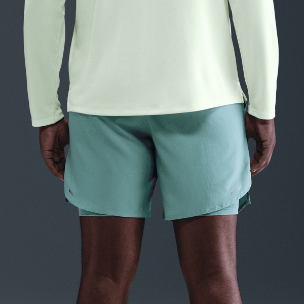 Nike Dri-FIT Stride 2 in 1 7in Shorts - Cannon/Black/Reflective Silver