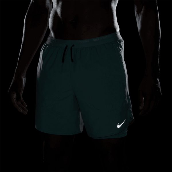 Nike Dri-FIT Stride 2 in 1 7in Shorts - Cannon/Black/Reflective Silver