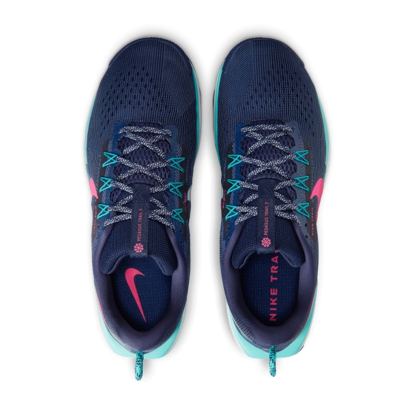 Nike ReactX Pegasus Trail 5 - Midnight Navy/Hyper Pink/Dusty Cactus