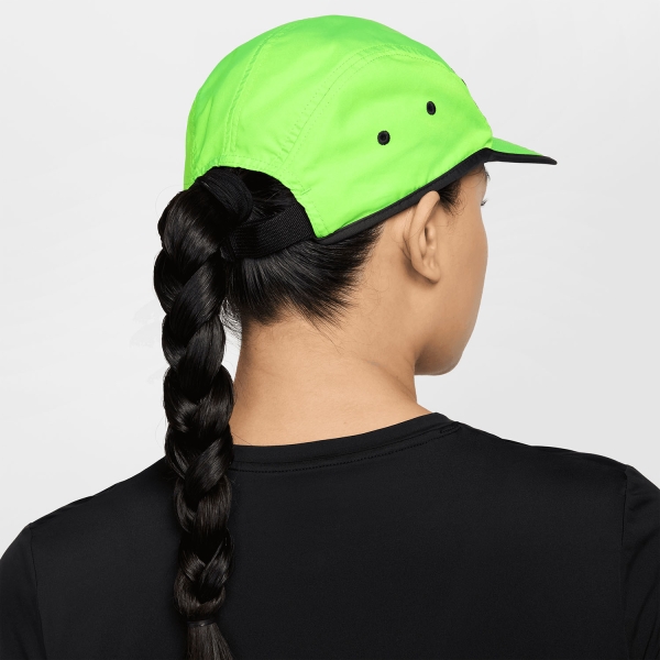 Nike Dri-FIT Fly Cap - Electric Green/Black Spruce/Hot Lava