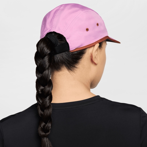 Nike Dri-FIT Fly Cappello - Light Magenta/Dusty Peach/Orange Frost
