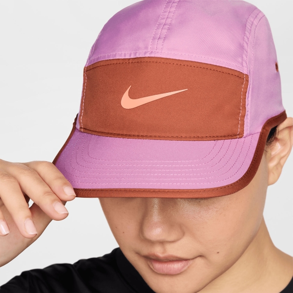 Nike Dri-FIT Fly Cappello - Light Magenta/Dusty Peach/Orange Frost