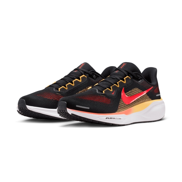 Nike Pegasus 41 - Black/Bright Crimson/Topaz Gold