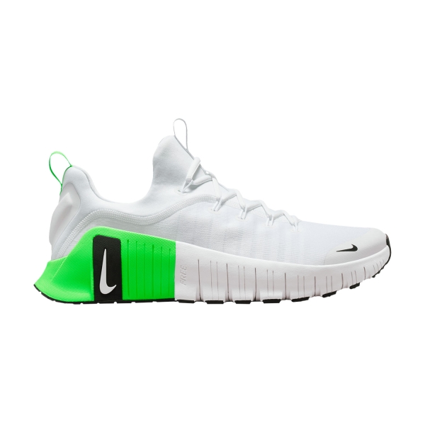 Men's Fitness & Training Shoes Nike Free Metcon 6  White/Black/Green Strike FJ7127107