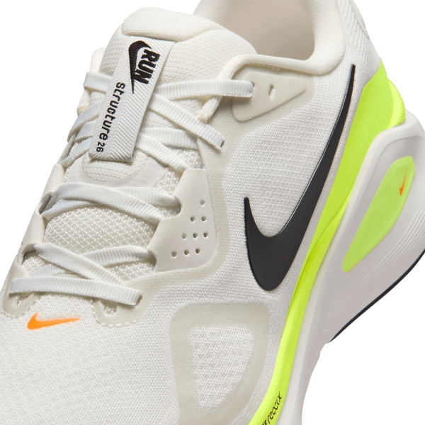 Nike Structure 26 - Summit White/Black/Volt/Total Orange