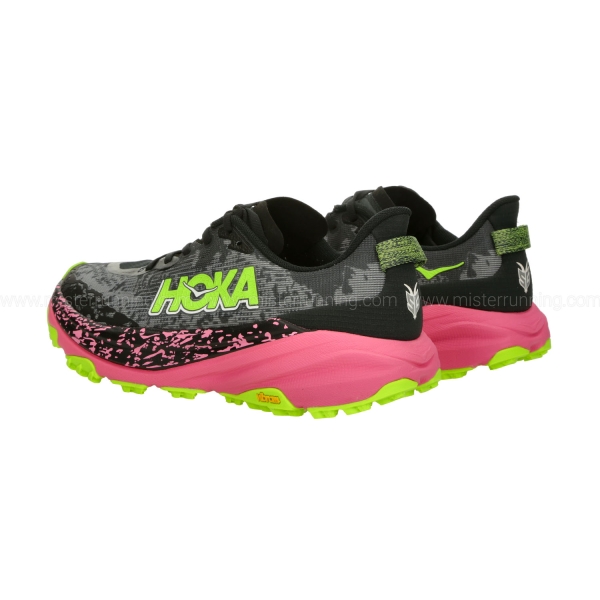 Hoka Speedgoat 6 - Black/Neon Rose