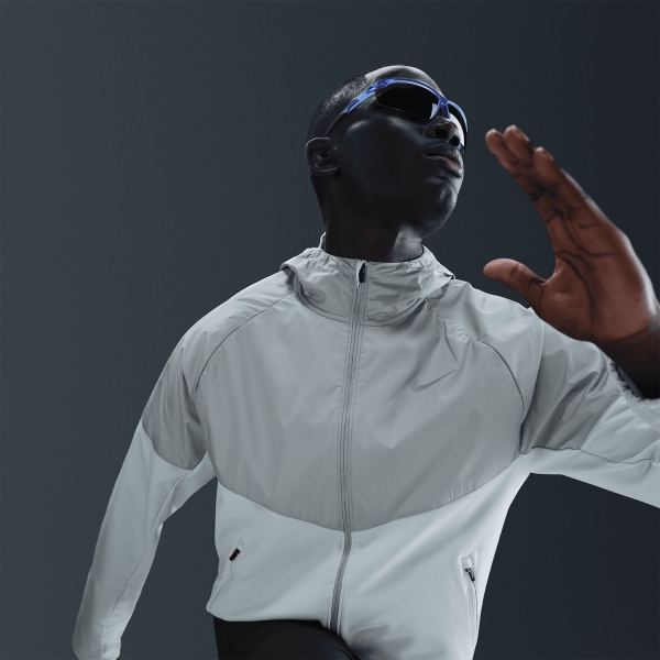Nike Repel Winterized Miler Jacket - Pure Platinum/Light Smoke Grey/Volt/Reflective Silver