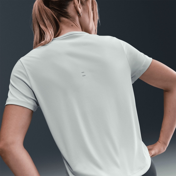 Nike Tempo Swoosh Maglietta - Light Silver/White