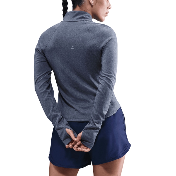 Nike Tempo Dri-FIT Maglia - Midnight Navy/Heather/Reflective Silver