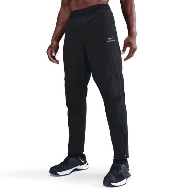 Pants e Tights da Training Uomo Nike Pro ThermaFIT ADV Pantaloni  Black/White HV3803010