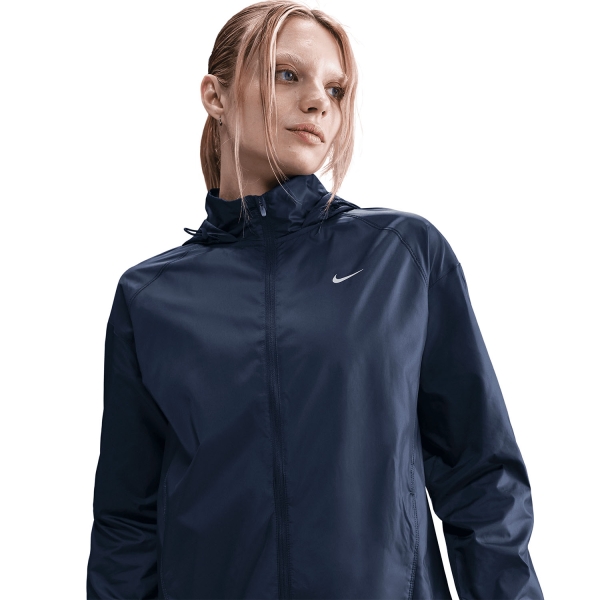Nike Tempo Repel Giacca - Midnight Navy/Reflective Silver