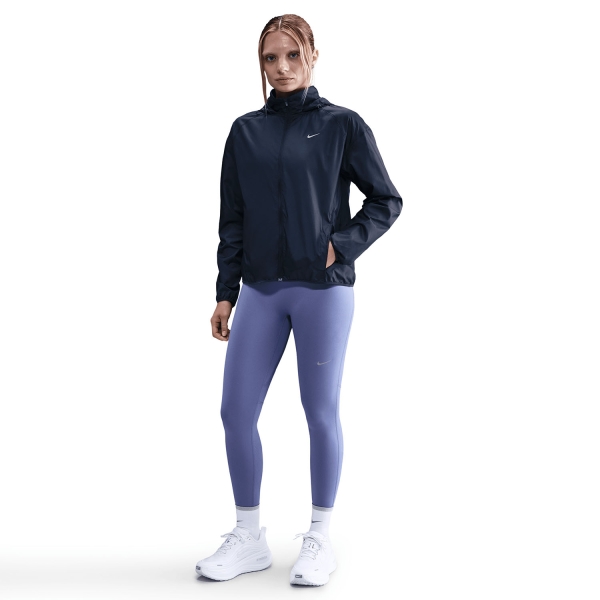 Nike Tempo Repel Giacca - Midnight Navy/Reflective Silver