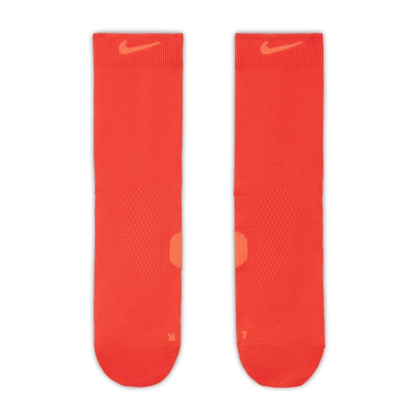 Nike Fast Midweight Calcetines - Light Crimson/Turf Orange