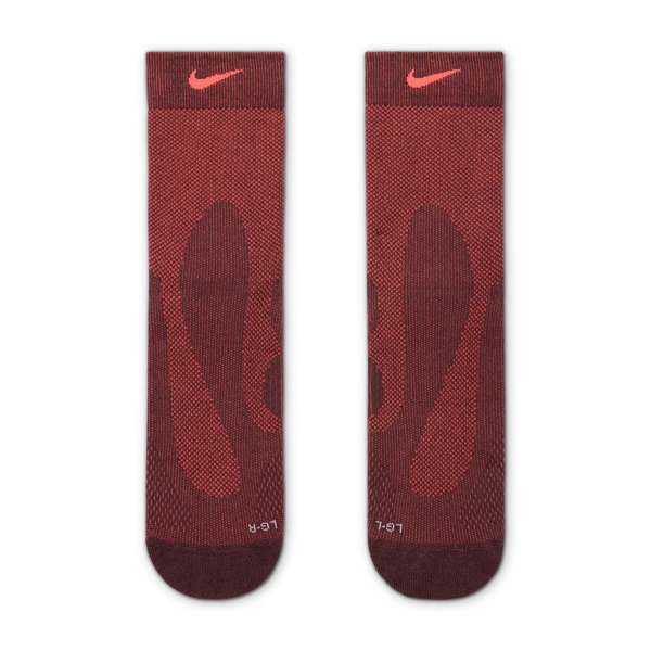 Nike Fast Logo Socks - Tattoo/Hot Lava/Pure Platinum