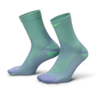 Nike Fast Logo Socks - Iron Purple/Voltage Green