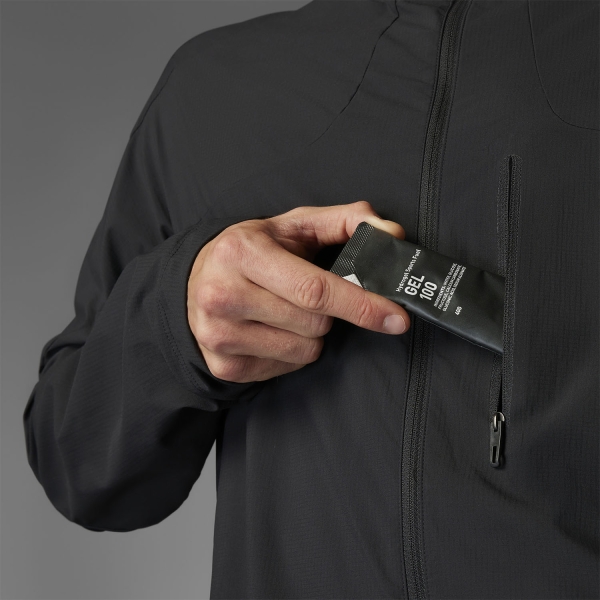 adidas adizero Logo Jacket - Black