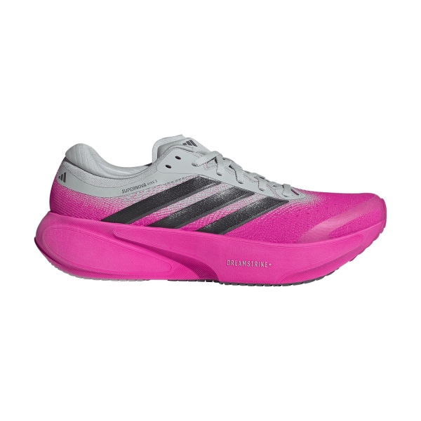 Scarpe Running Neutre Uomo adidas Supernova Rise 3  Shock Pink/Carbon/Wonder Silver JP8685