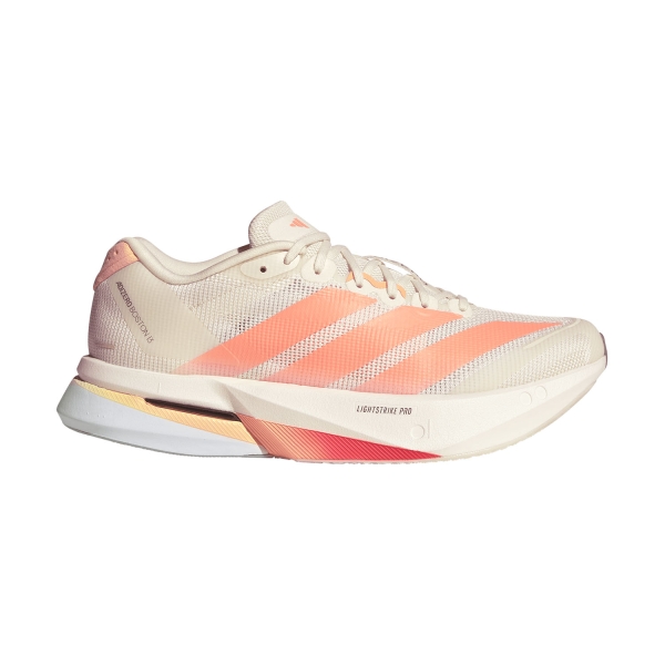Women's Performance Running Shoes adidas adizero Boston 13  Off White/Beam Orange/Acid Orange JP9249