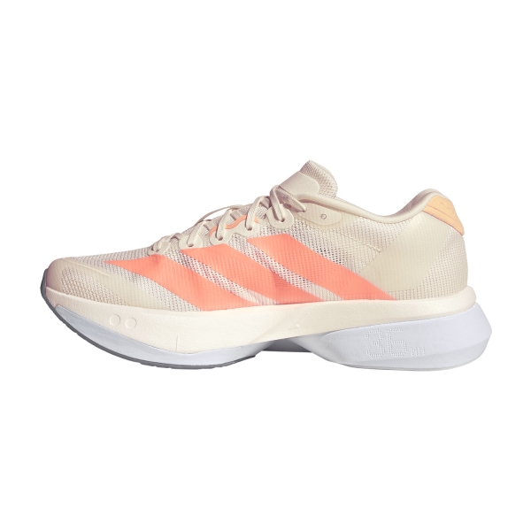 adidas adizero Boston 13 - Off White/Beam Orange/Acid Orange