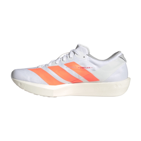 adidas adizero Adios 9 - FTWR White/Beam Orange/Lucid Red
