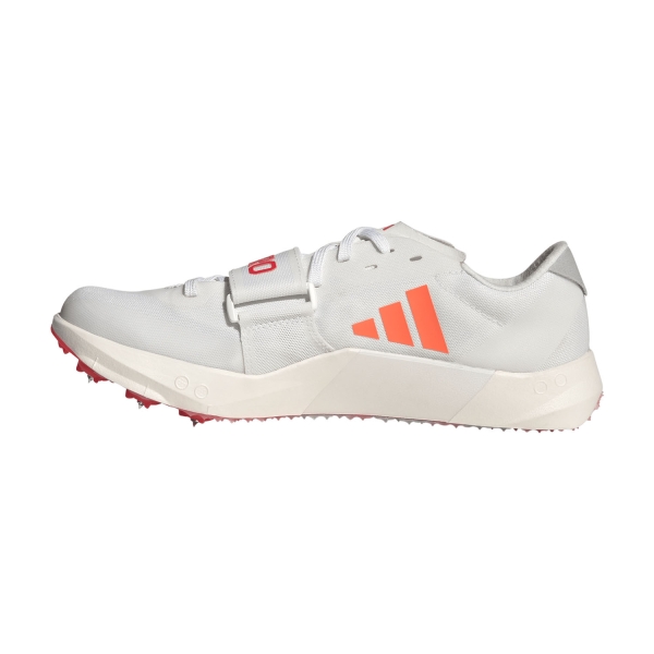 adidas adizero Triple Jump/Pole Vault - FTWR White/Lucid Orange/Lucid Red