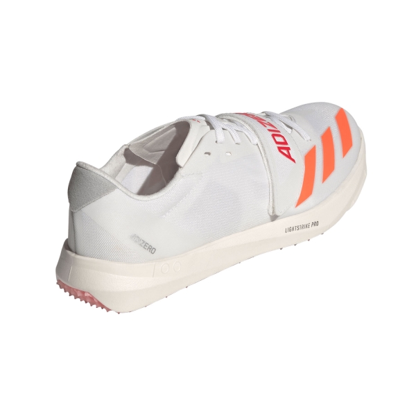 adidas adizero Triple Jump/Pole Vault - FTWR White/Lucid Orange/Lucid Red