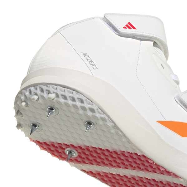 adidas adizero Javelin Mid - FTWR White/Lucid Orange/Lucid Red