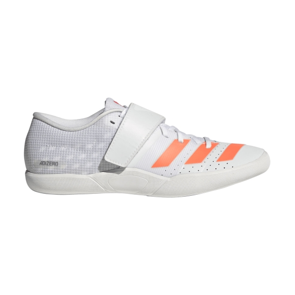 Scarpe Racing Uomo adidas adizero Throws  FTWR White/Lucid Orange/Lucid Red JQ0808