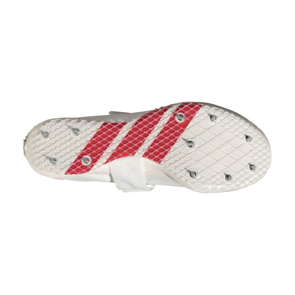 adidas adizero High Jump - FTWR White/Lucid Orange/Lucid Red