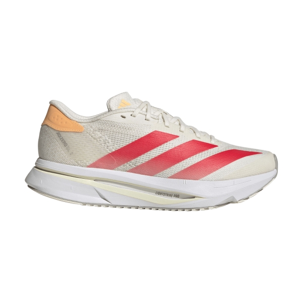 Women's Performance Running Shoes adidas adizero SL 2  Off White/Lucid Red/Acid Orange JQ3132