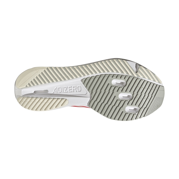 adidas adizero SL 2 - Off White/Lucid Red/Acid Orange