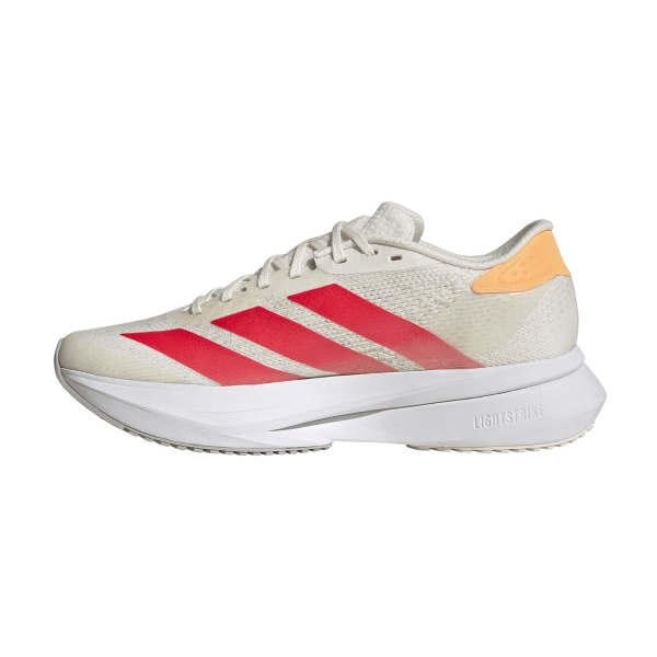 adidas adizero SL 2 - Off White/Lucid Red/Acid Orange