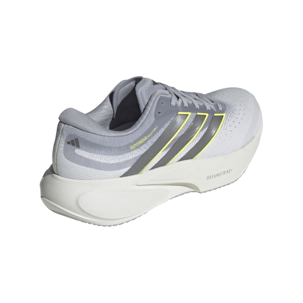 adidas Supernova Solution 3 - Crystal White/Iron Metallic/Solar Yellow