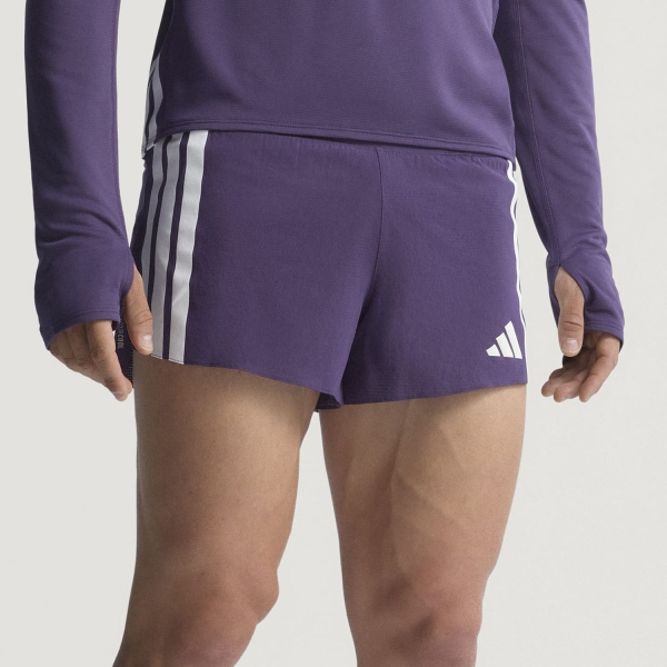 Pantaloncino Running Uomo adidas Adizero Gel Pocket 3in Pantaloncini  Aurora Plum JV71633in