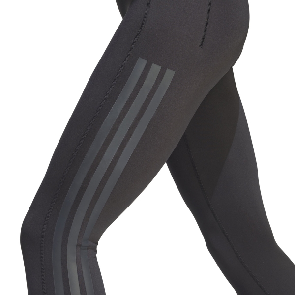 adidas Optime 3 Stripes 7/8 Tights - Black