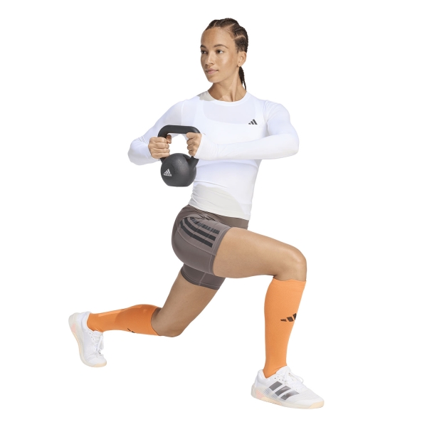 adidas Optime Workout 4in Shorts - Charcoal