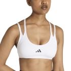 adidas Optime Workout Strappy Reggiseno Sportivo - White