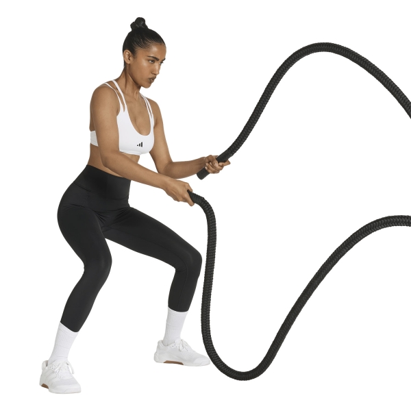 adidas Optime Workout Strappy Reggiseno Sportivo - White