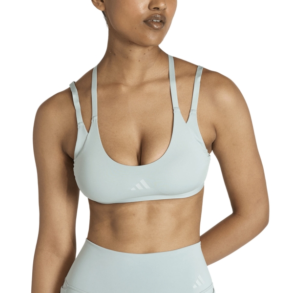 Reggiseno Sportivo Donna adidas Optime Workout Strappy Reggiseno Sportivo  Wonder Sage JZ5099