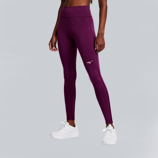 Women's Running Tights Mizuno Athletics Tights  Dark Purple K2GBC70168