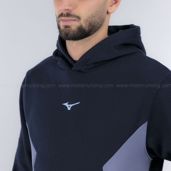 Mizuno Athletics Pro Hoodie - Baritone Blue/Blue Granite