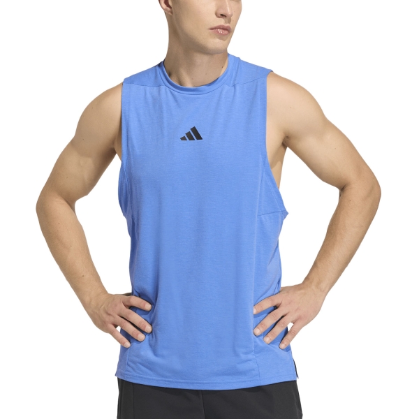 Canotta Training Uomo adidas D4T AEROREADY Canotta  Ray Blue KA7319